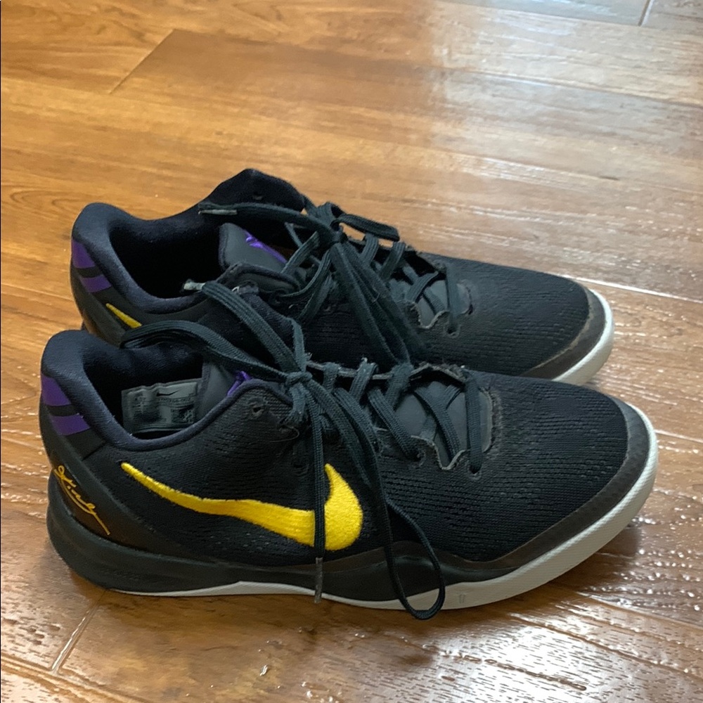Nike Kobe Bryant 8 Los Angeles Lakers colorway Athletic Basketball Sneakers